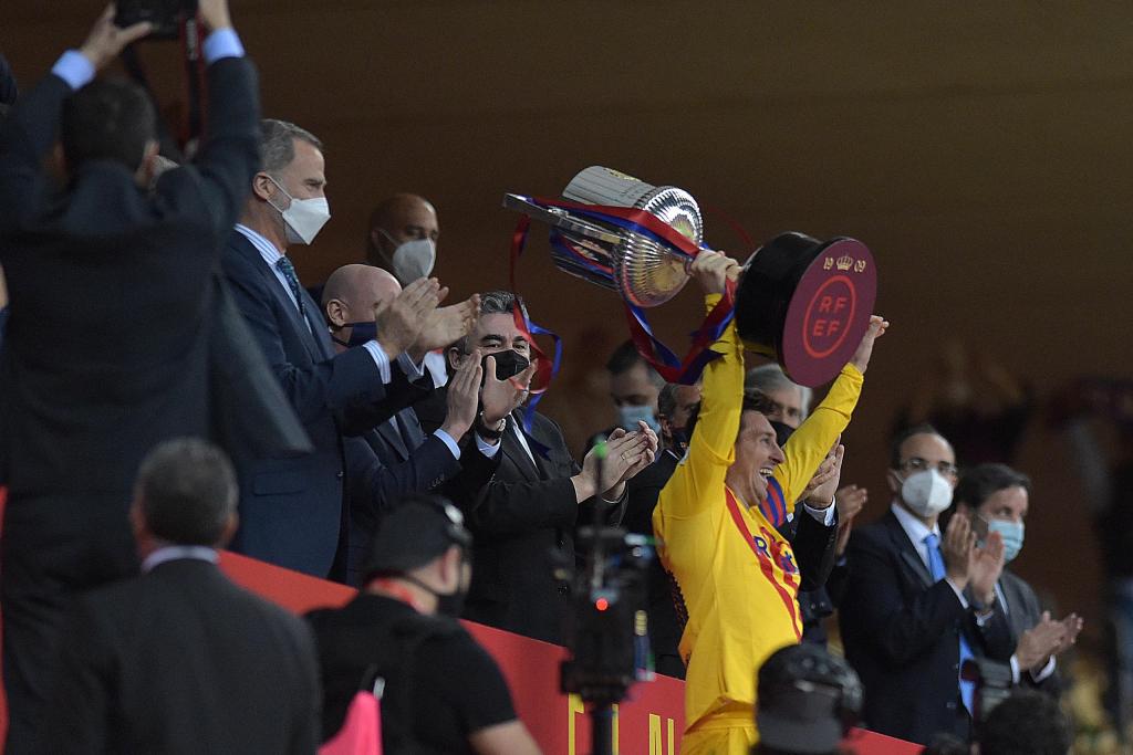 El Barça gana la Copa del Rey con un Messi estelar