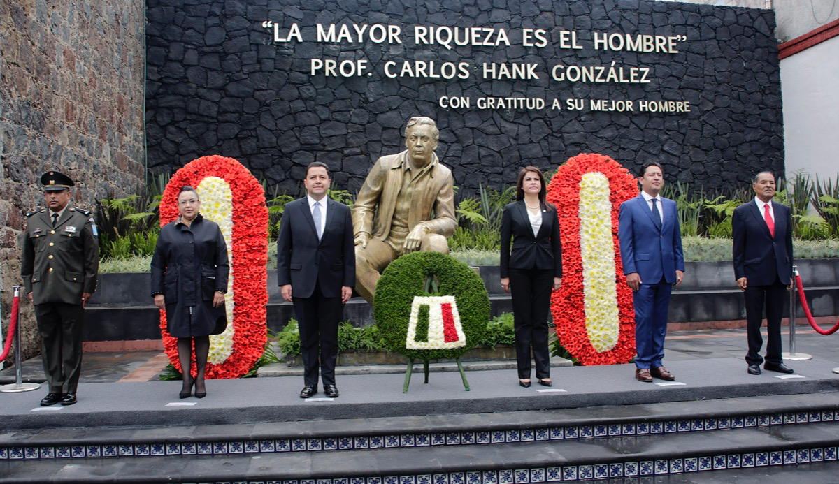 Rinden homenaje a Hank González en su natalicio