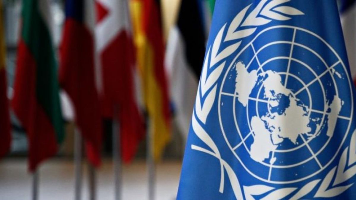Bandera de la Organización de las Naciones Unidas