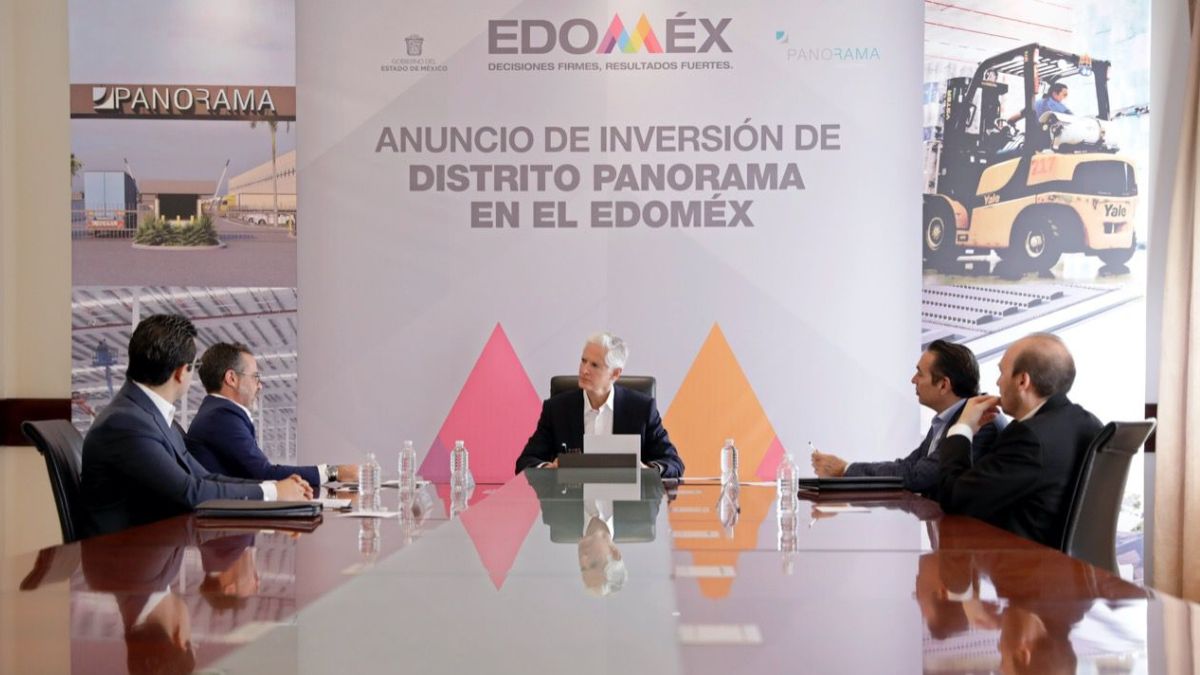 gobernador Alfredo Del Mazo en reunión