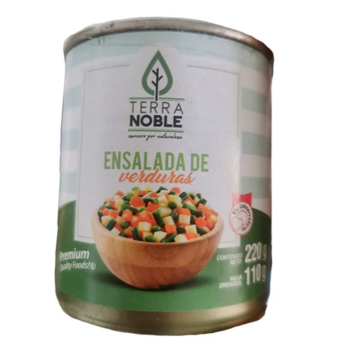 Lata de verduras Terra Noble