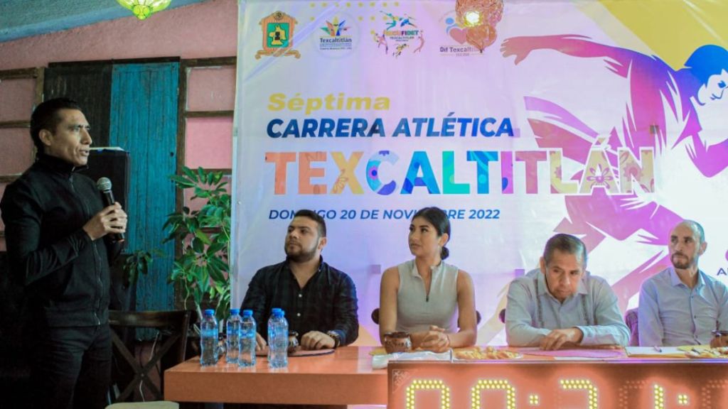 Promoción de la carrera atlética en Texcaltitlán
