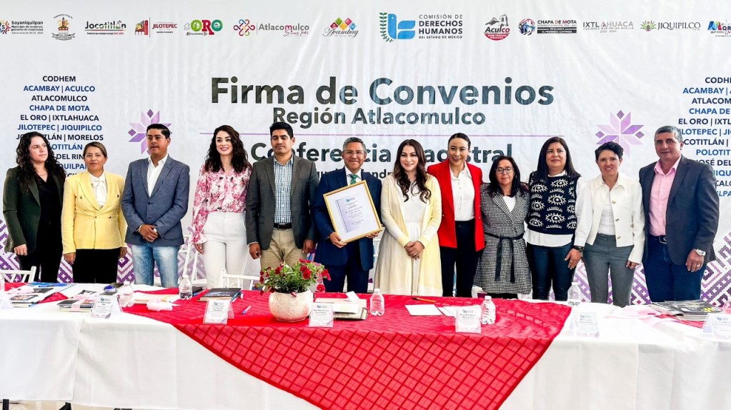 Conferencia para la firma de convenios de colaboración con la Codhem