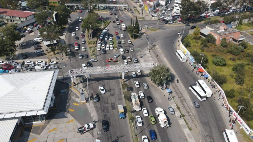 Cruces viales peligrosos en Toluca