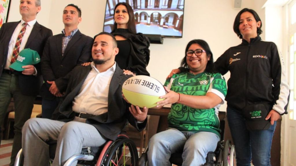 Presentación del equipo de rugby en silla de ruedas 