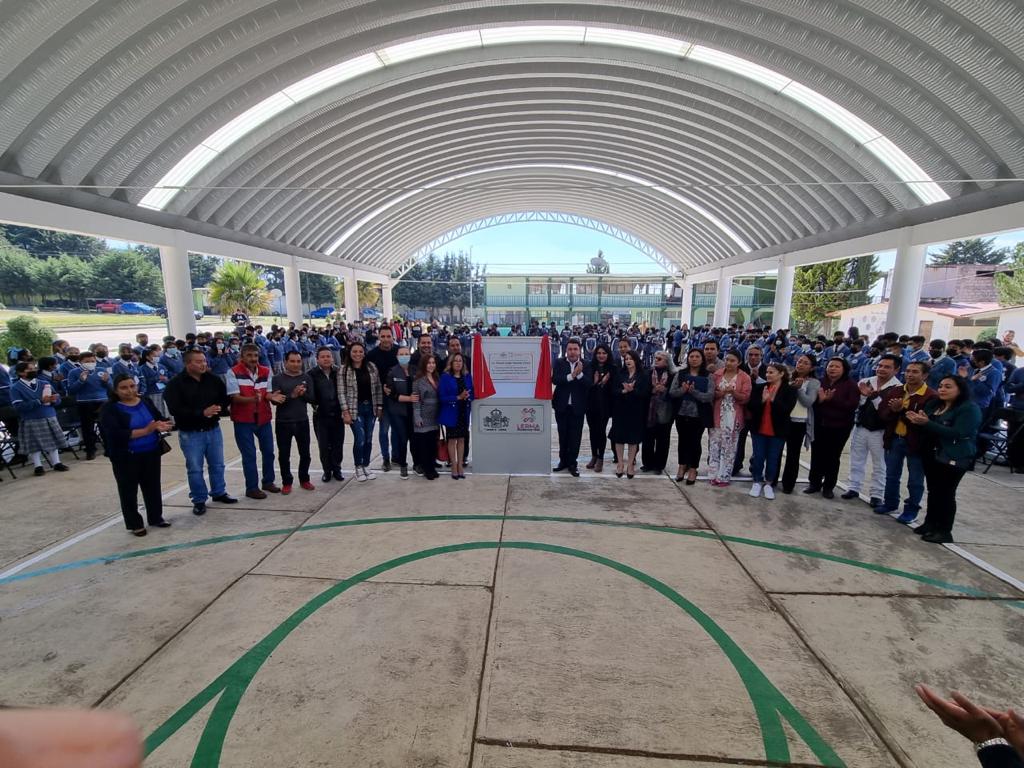 Inauguración de instalaciones educativas en Lerma
