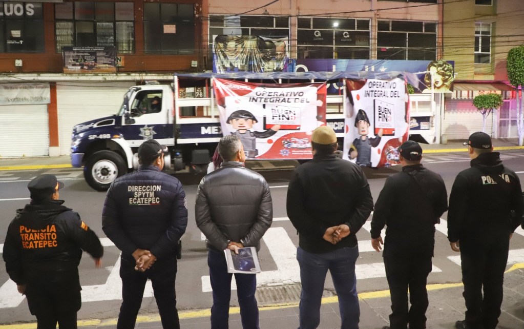 Banderazo operativo por el buen fin en Ecatepec