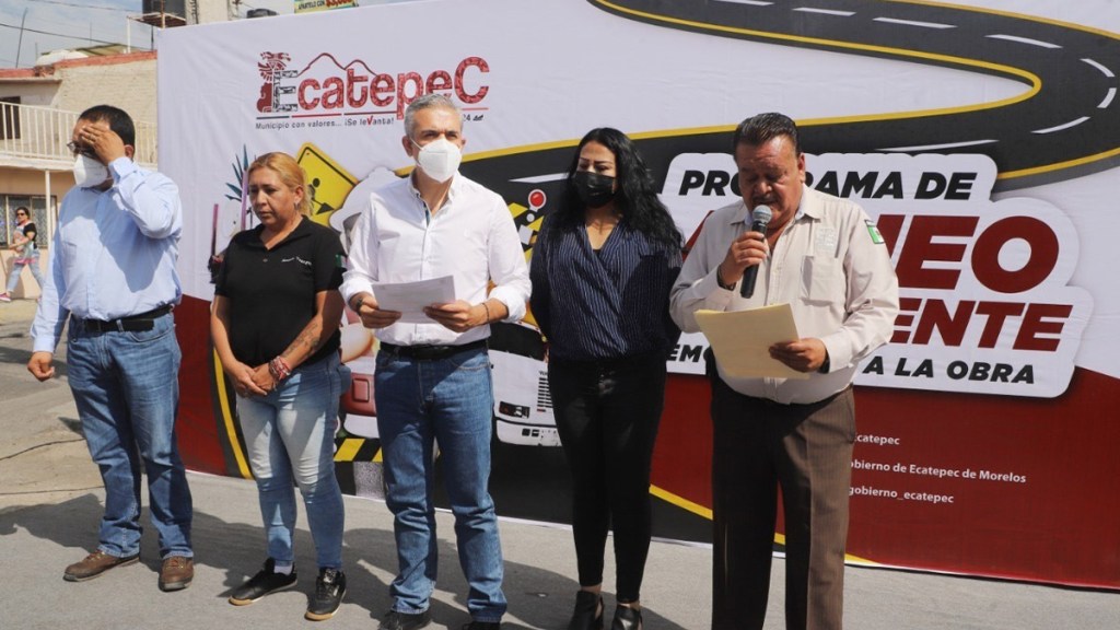 pograma de bacheo en Ecatepec