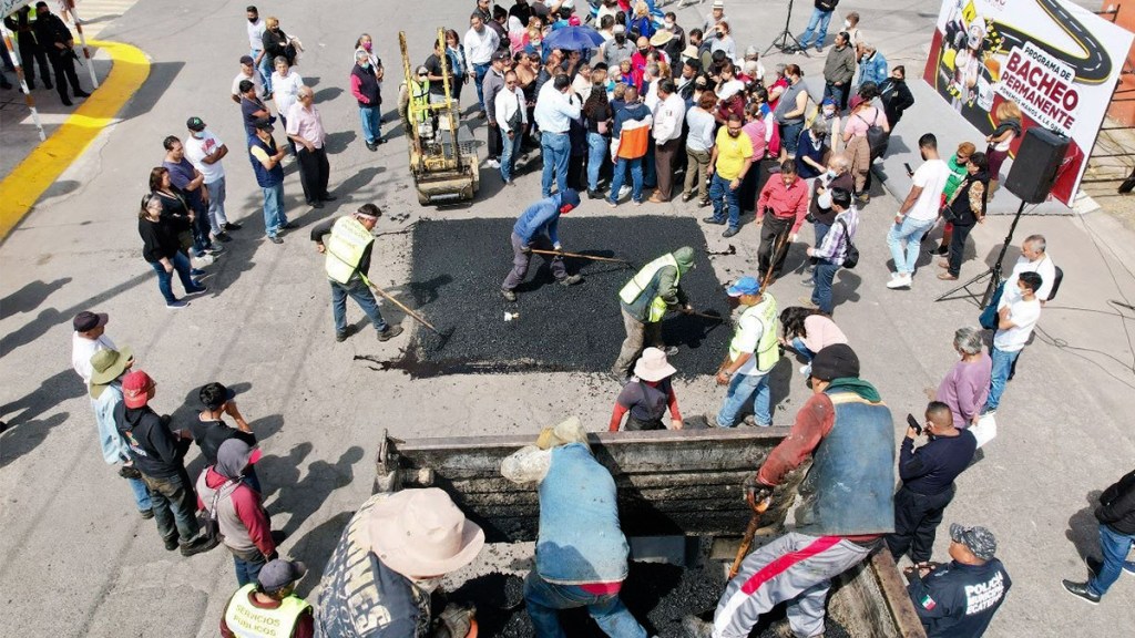 pograma de bacheo en Ecatepec