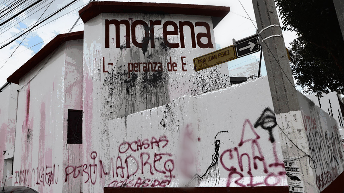 ataque a las oficinas de Morena en Edomex