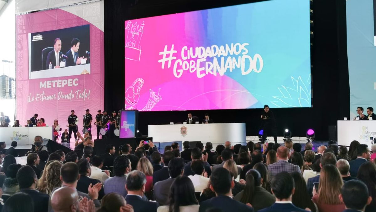 Informe de gobierno de Fernando Flores en Metepec