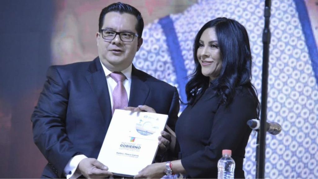 Primer informe de gobierno de Karla Fiesco, presidenta municipal de Cuautitlán Izcalli