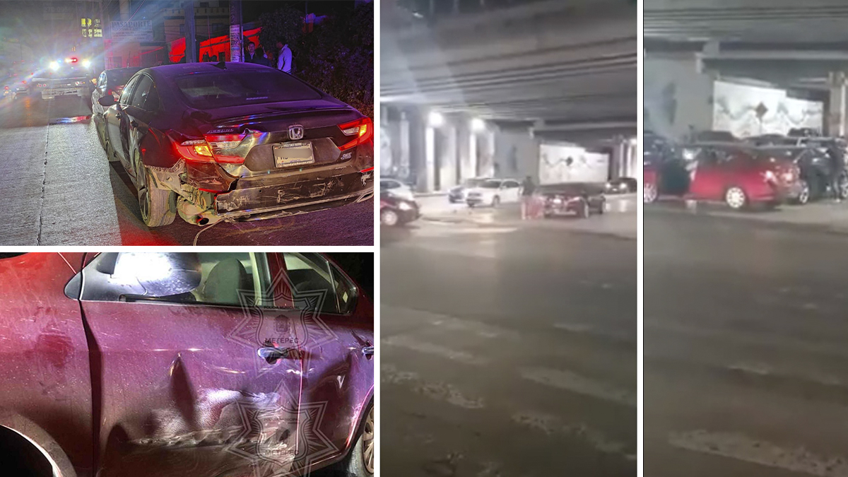 Fotos del video viral donde atropellan a hombre dos veces