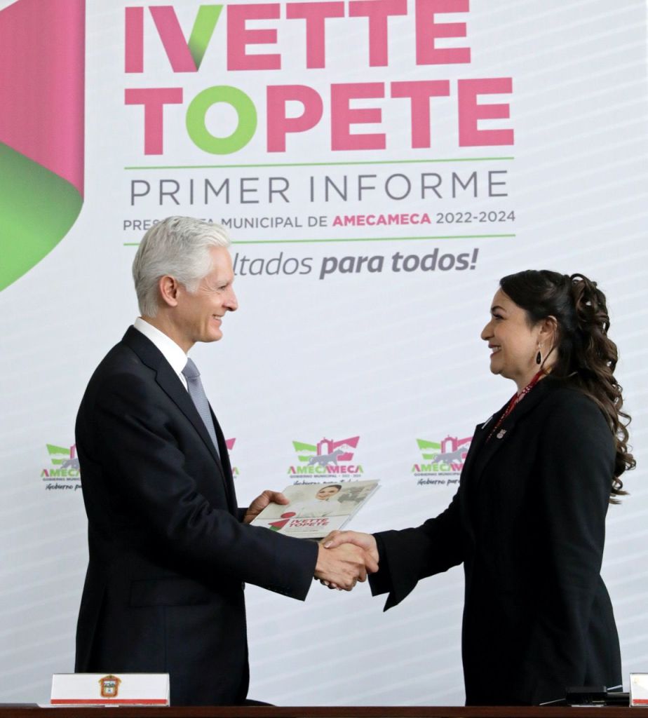 Alcaldesa de Amecameca y gobernador del Edomex