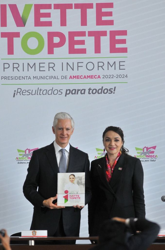 Alcaldesa de Amecameca y gobernador del Edomex