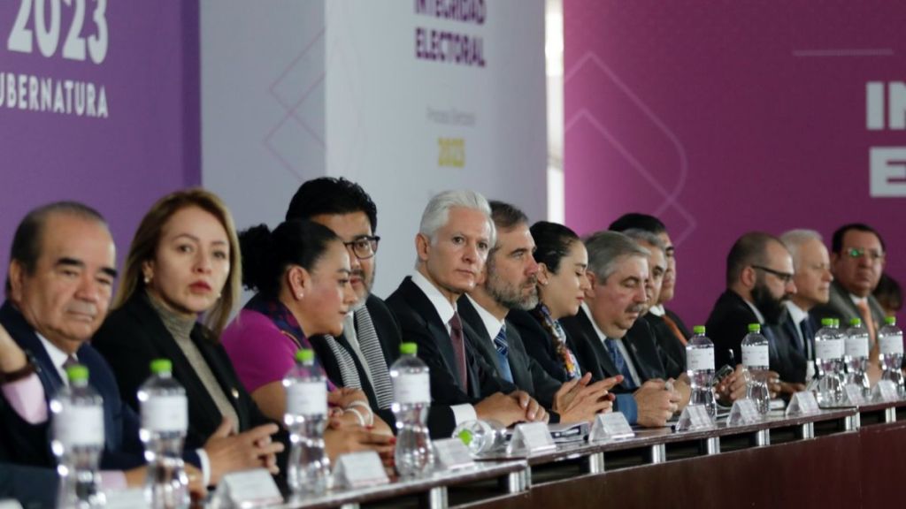 Firman Del Mazo y autoridades del Edomex Acuerdo por la Integridad Electoral 
