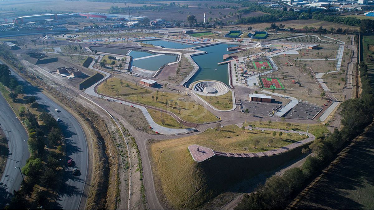 Imagen aérea del Parque Estatal Atlacomulco