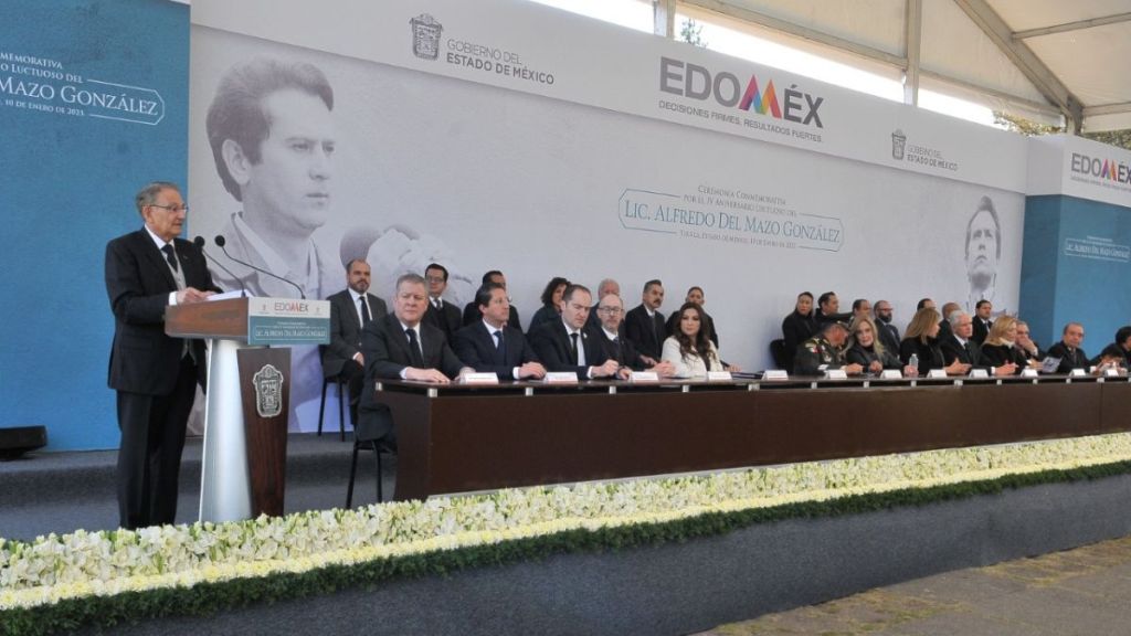 Aniversario luctuoso de Alfredo Del Mazo González
