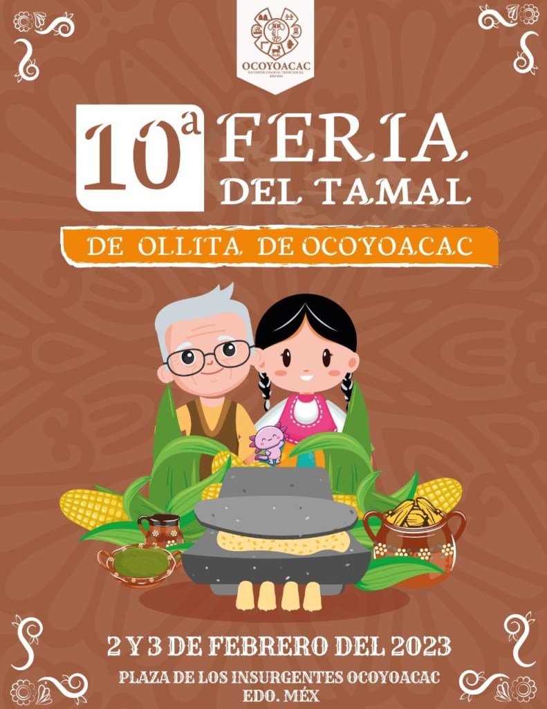 Cártel Feria del Tamal de Ollita en Ocoyoacac