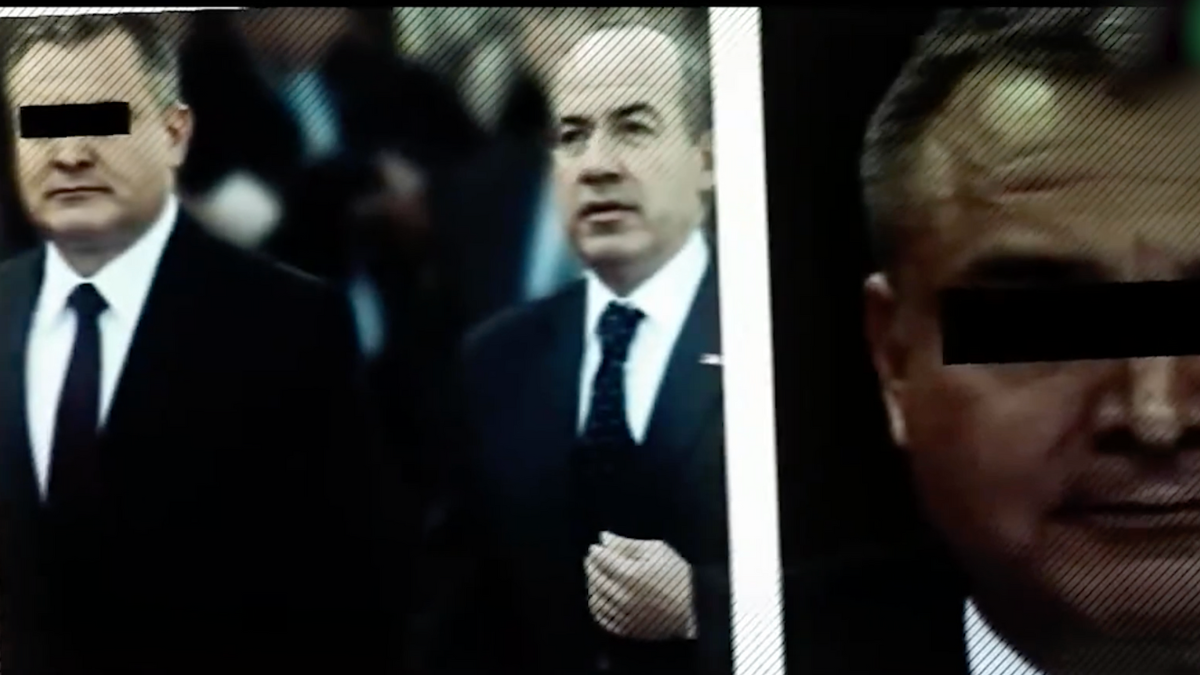 Genaro García Luna y Felipe Calderón