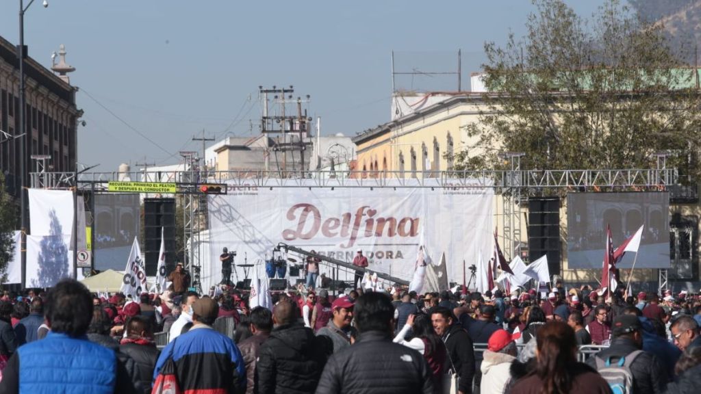Precampaña de Delfiina Gómez
