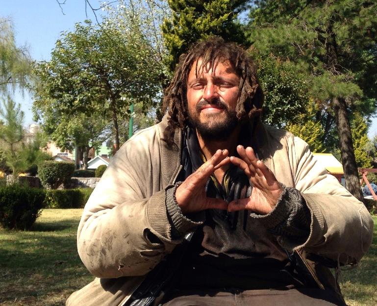 Persona en indigencia en Toluca