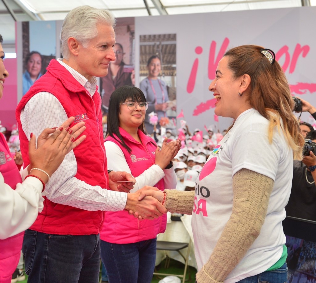 Alfredo del Mazo entrega salario rosa