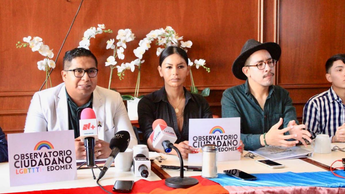Integrantes de la comunidad lgbttti del Edomex