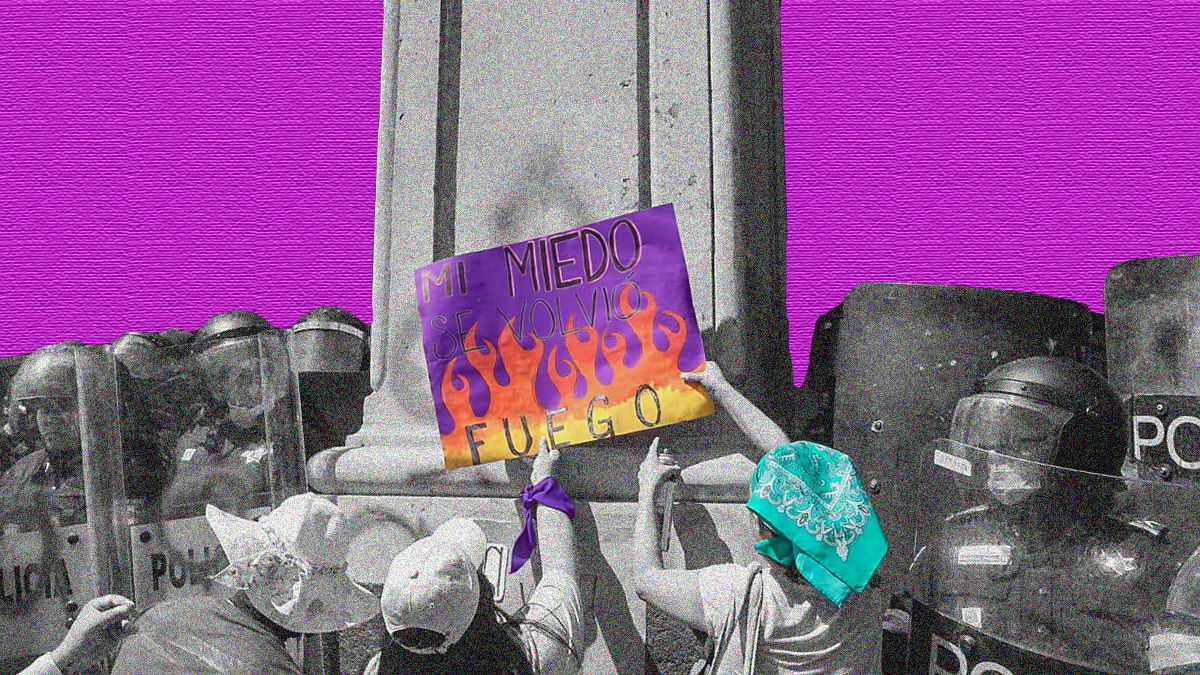 Feministas en marcha del 8M