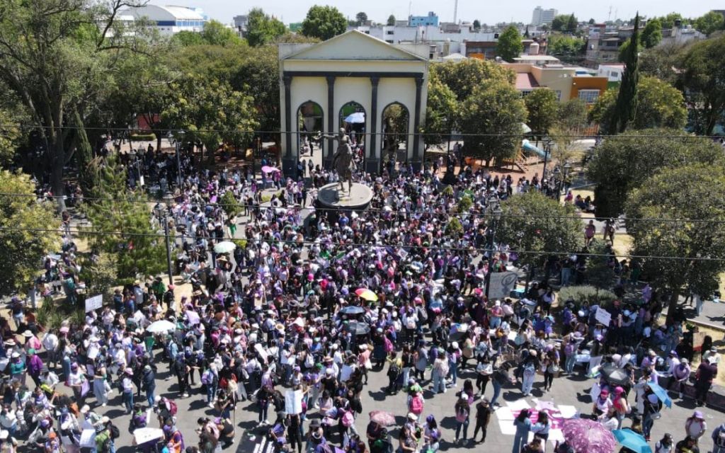 Feministas en el Parque Simón Bolívar