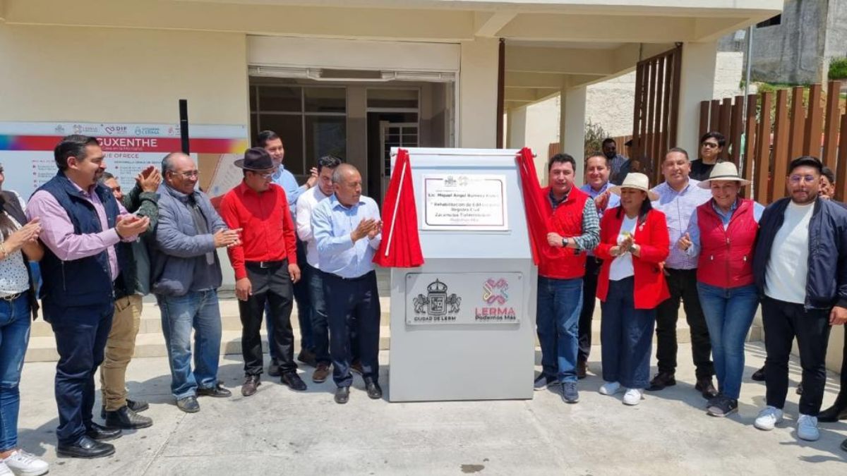 Alcalde de Lerma entregó obras