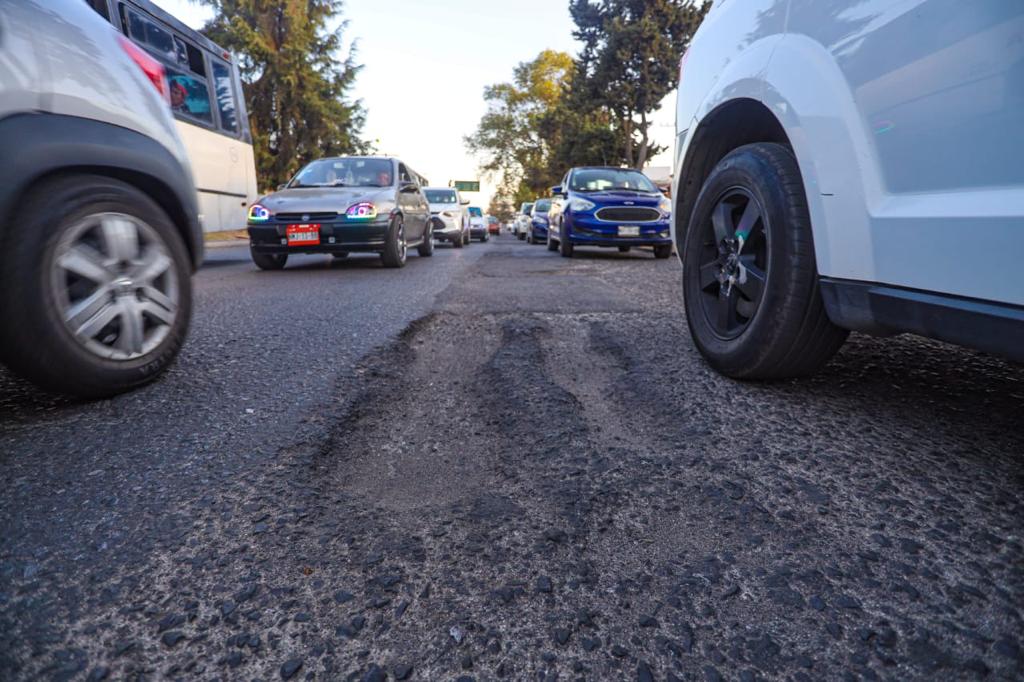 Calles deterioradas a pesar del bacheo en Toluca