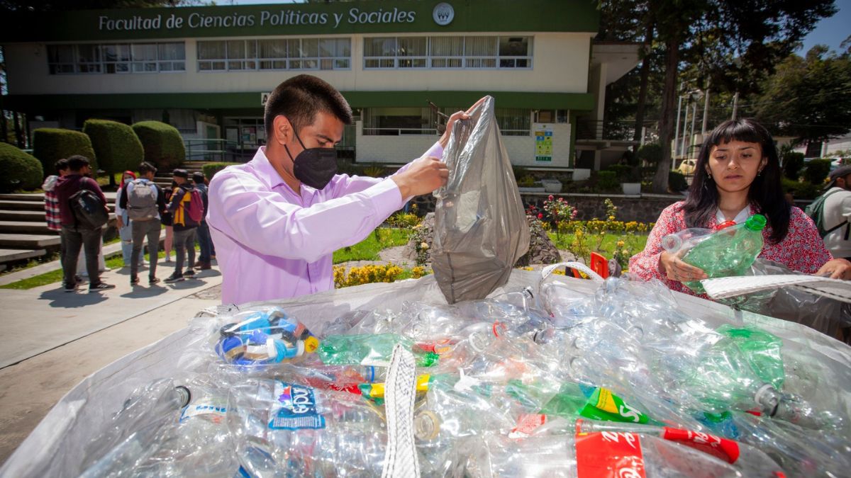 Tercera edición de campaña de acopio pet de la UAEMex