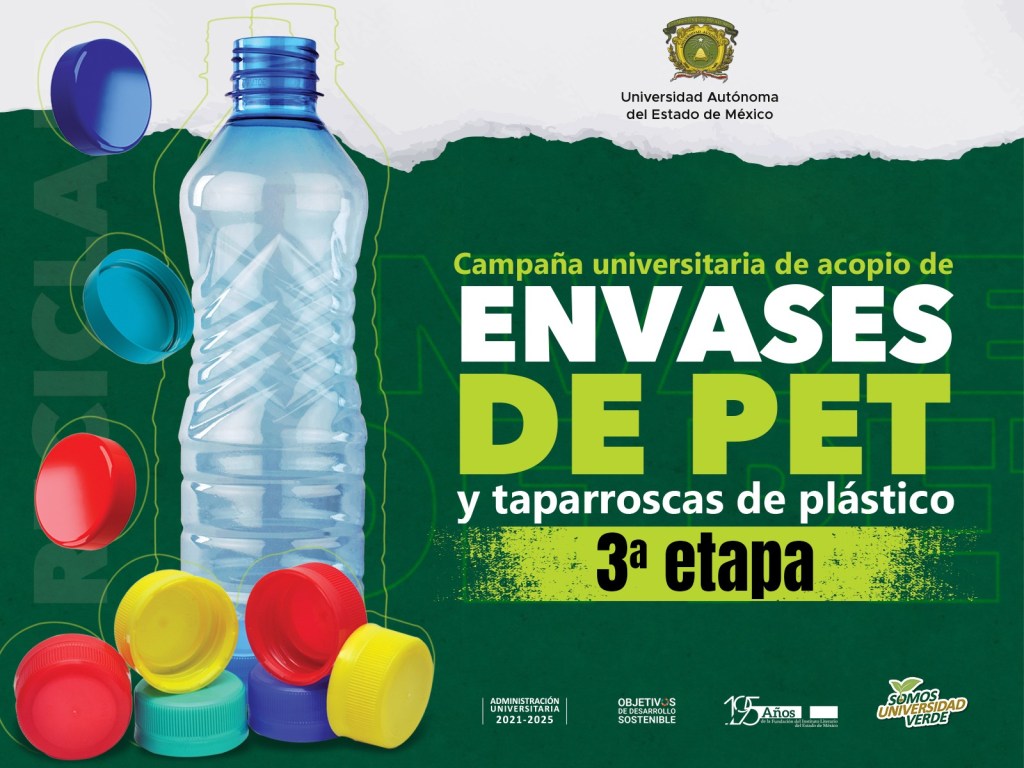 Camapaña de acopio de PET de la UAEMex
