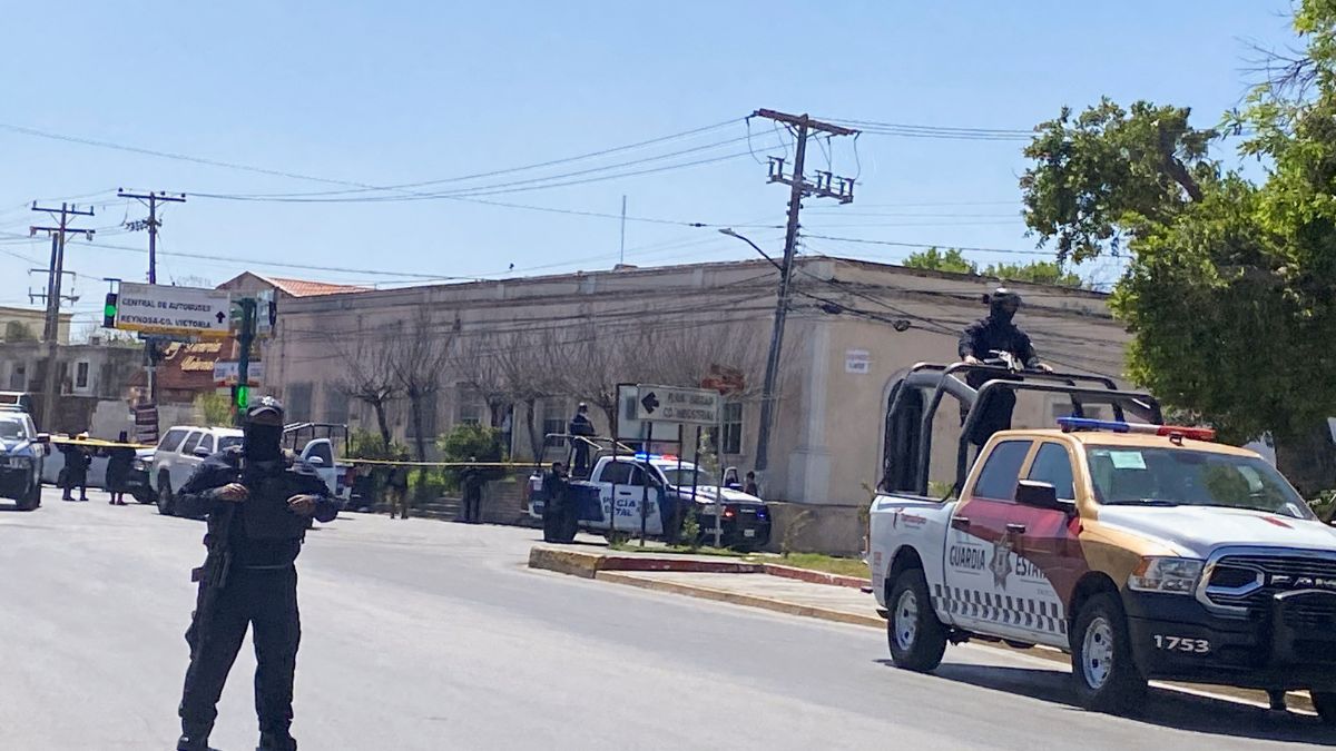 Policias en Matamoros