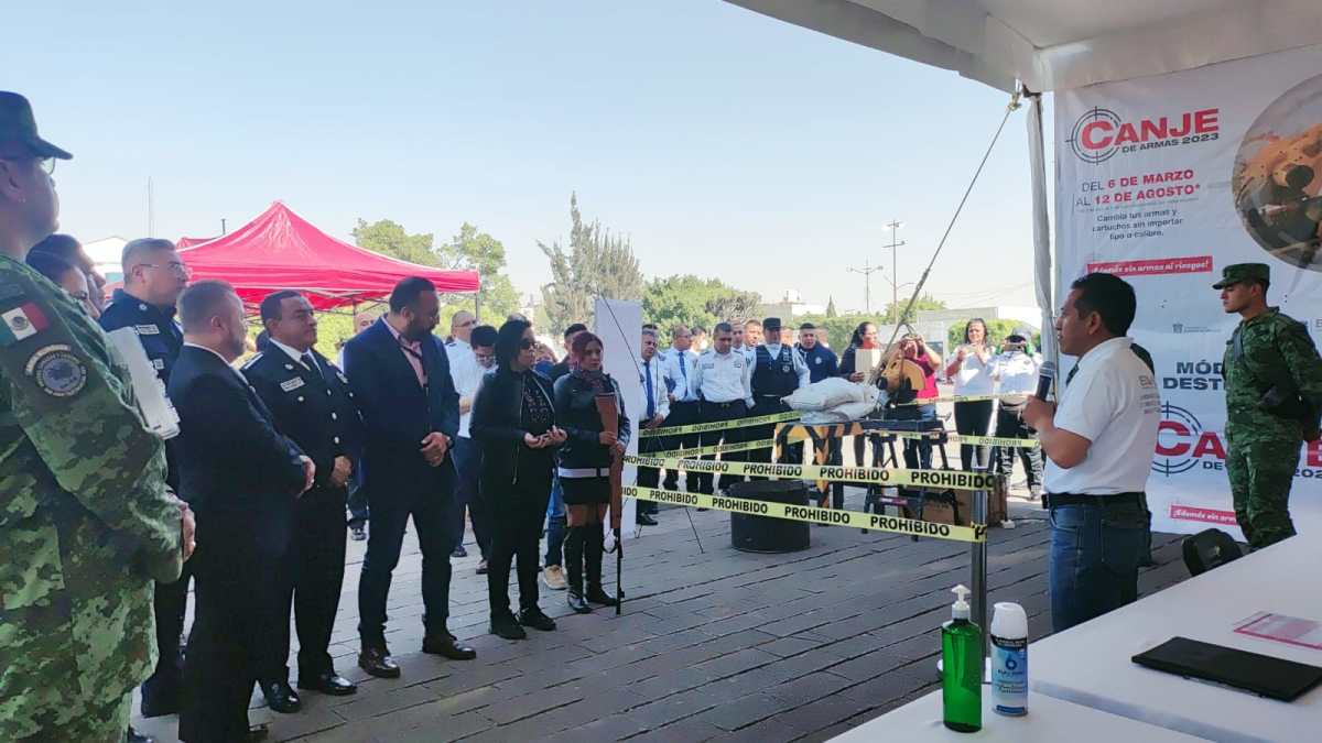 Arranca programa Canje de Armas 2023 en cuatro municipios