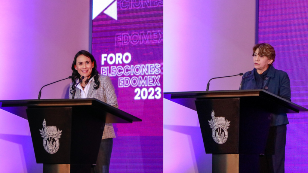 Alejandra del Moral y Delfina Gómez participan en foro con estudiantes del Tec de Monterrey