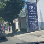Entrada de estacionamiento en Toluca