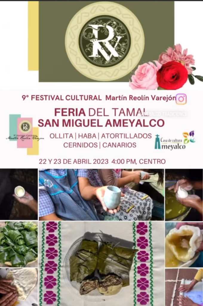 cartel feria del tamal en lerma