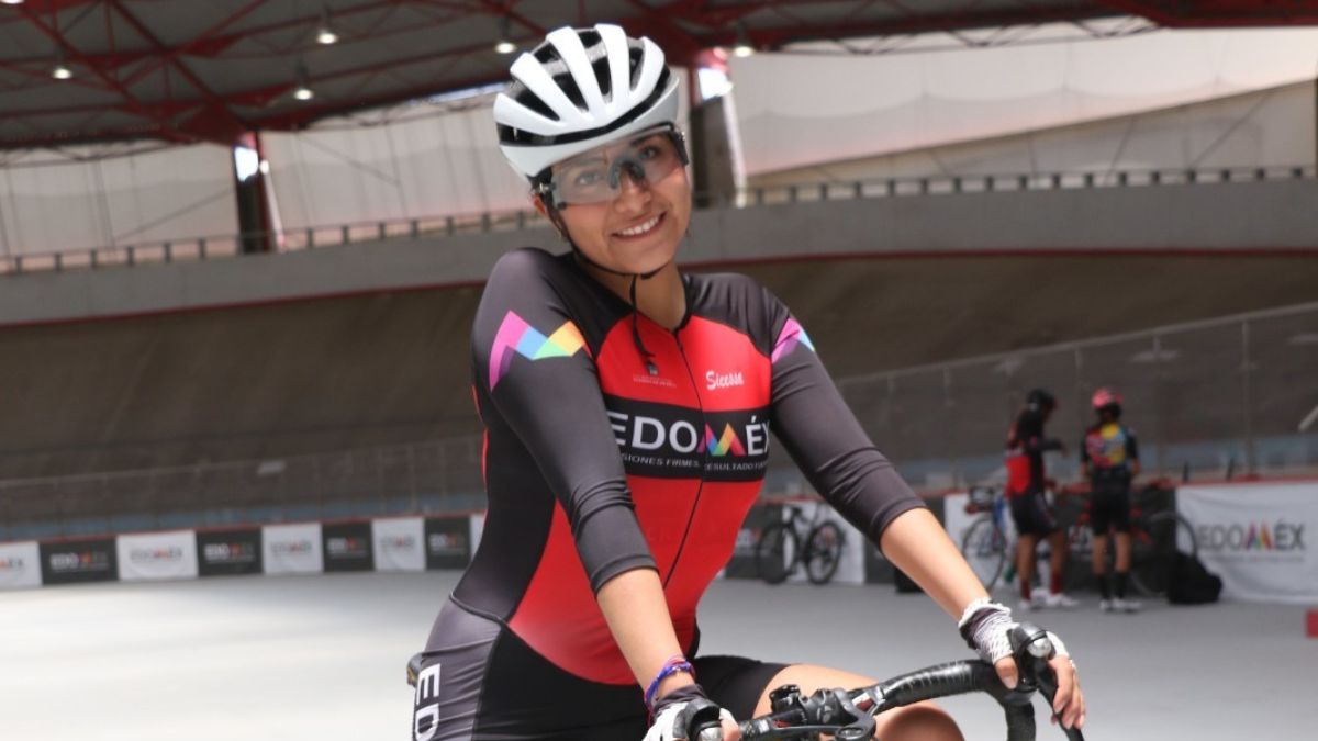 Cristina García, ciclista mexiquense que participó en la Conade