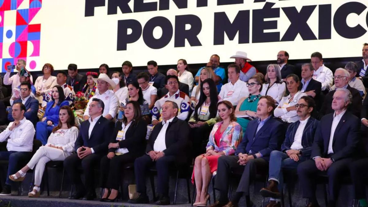 Liderazgos en presentación del Frente va por México