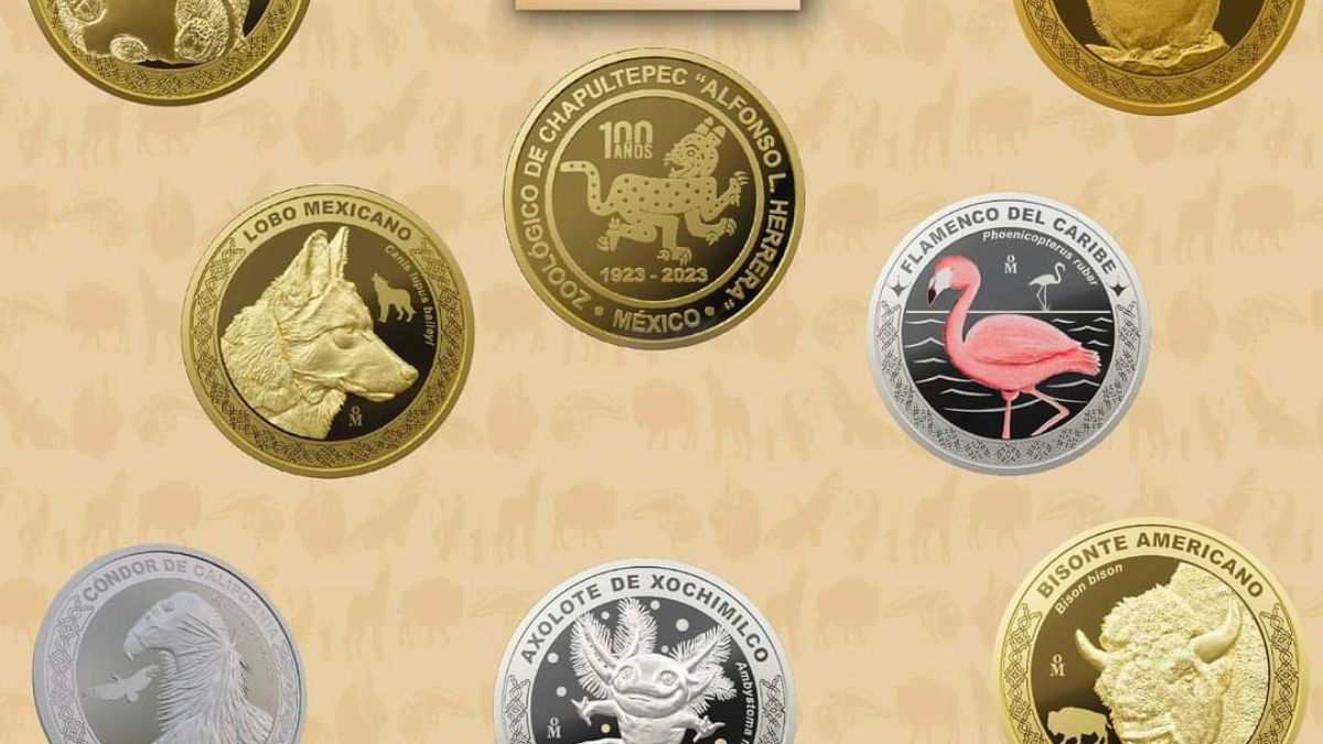 Monedas conmemorativas del Zoológico de Chapultepec