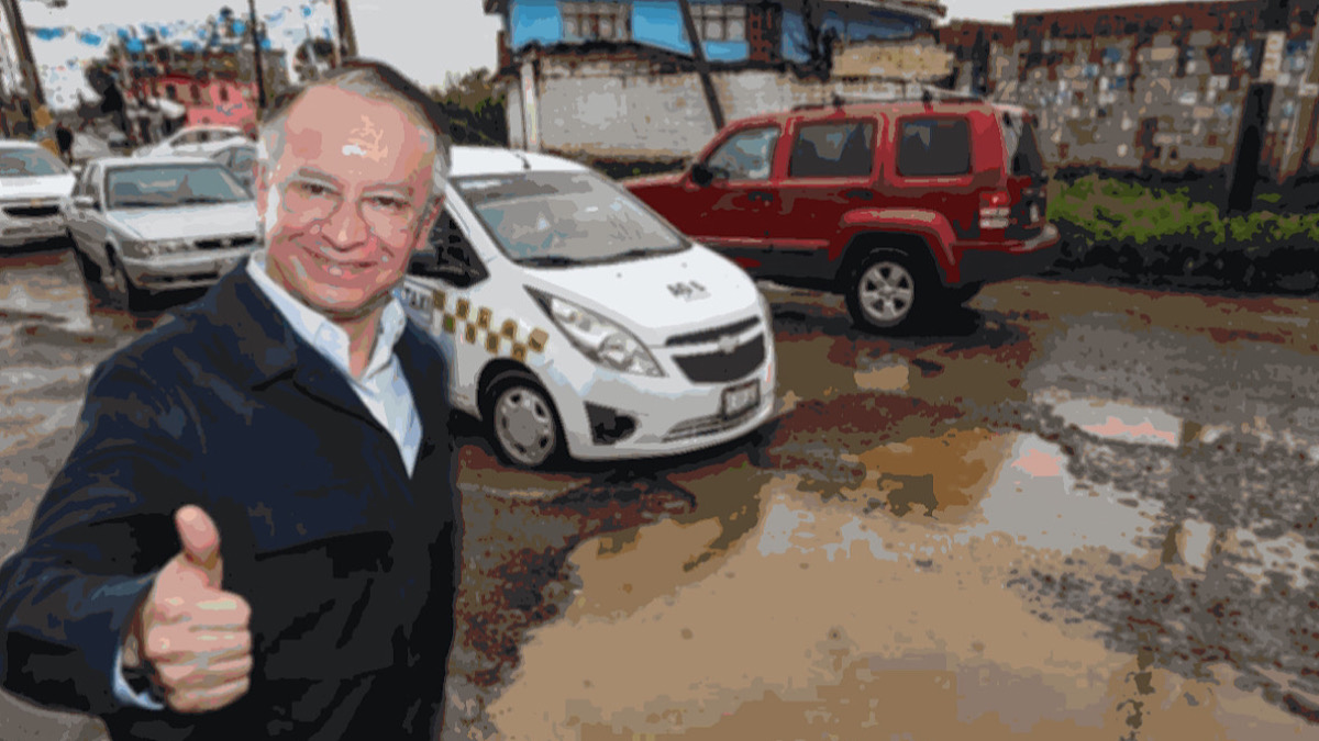 Eslogan "#RAYDELBACHE" del alcalde de Toluca