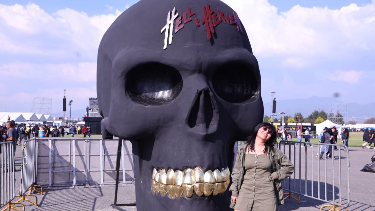 Cráneo en el Hell and Heaven Fest
