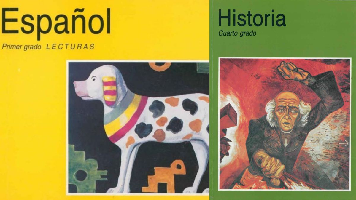 Libros de texto de primaria antiguos