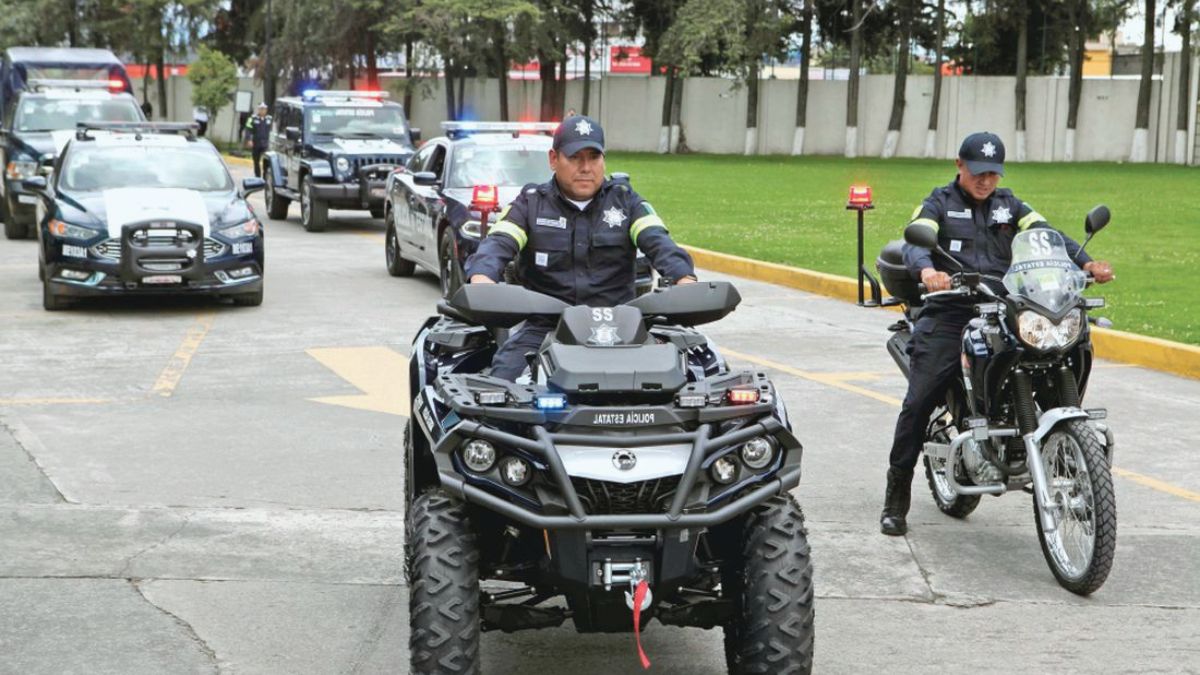 Vehículos de la policía del Edomex con que hacen patrullajes