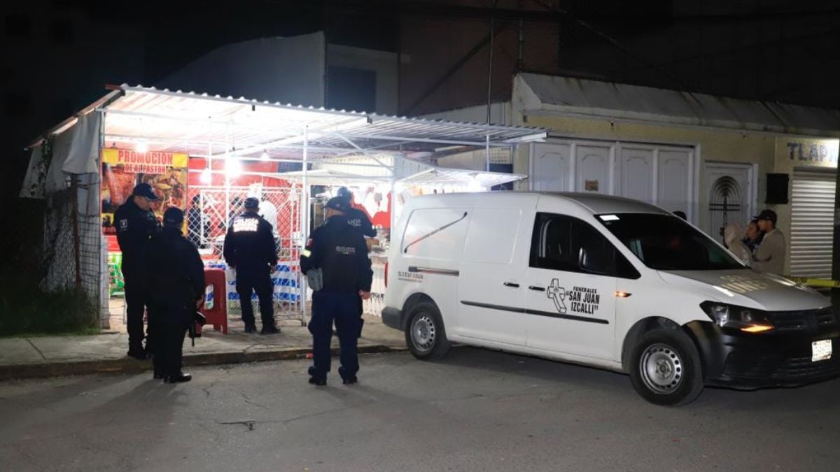 Taquería de Ecatepec donde asesinaron a balazos a hombre