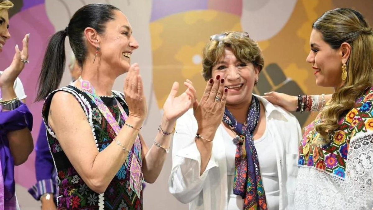 Claudia Sheinbaum y Delfina Gómez
