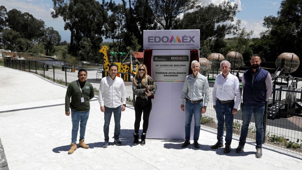 Entrega Alfredo Del Mazo remodelación del Zoológico de Zacango
