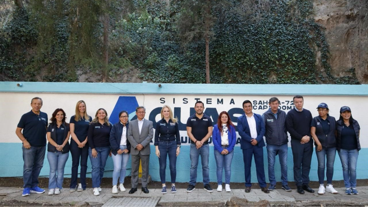 Modernizan Sistema San Carlos, Huixquilucan.